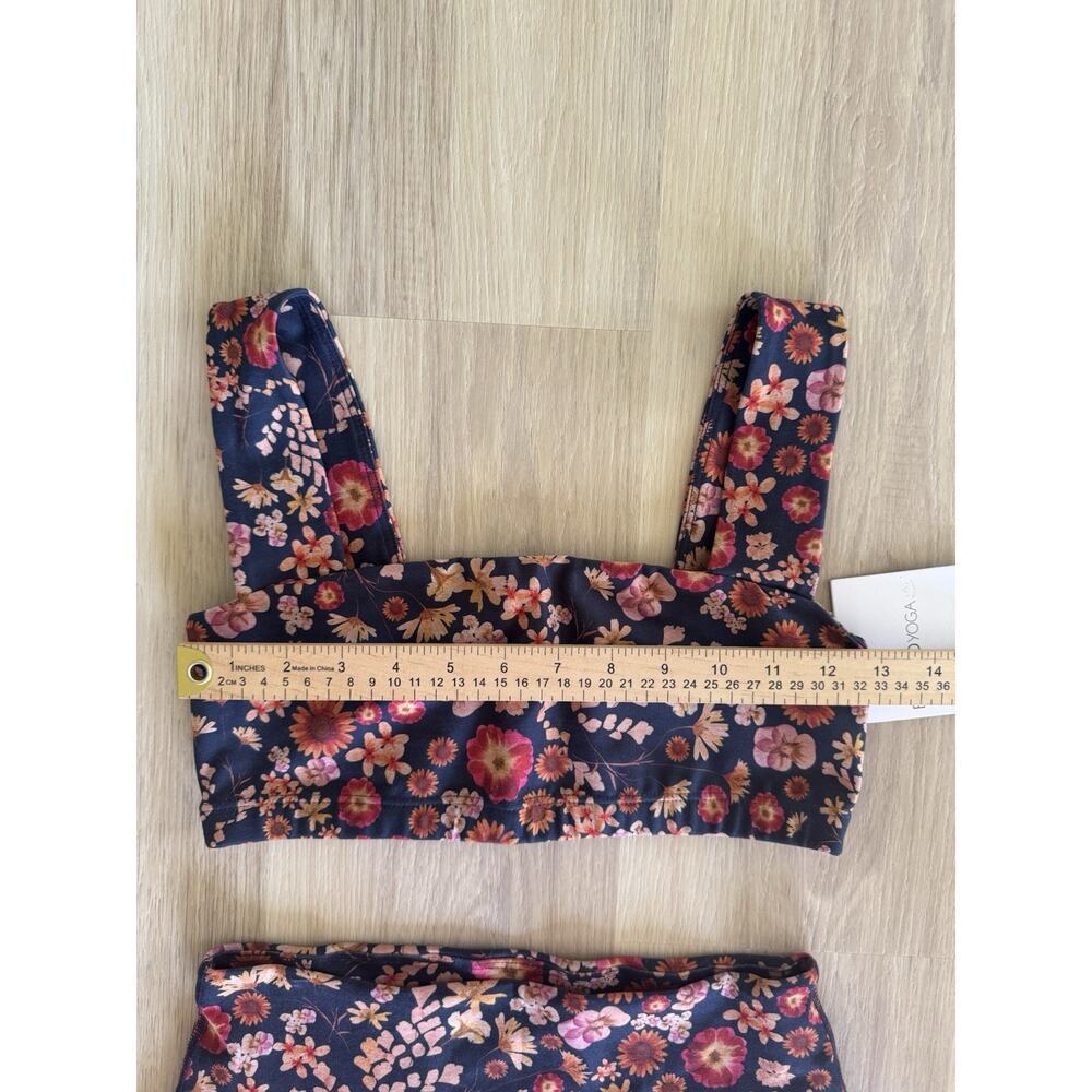 NWT Beyond Yoga Summer Bouquet High Waist Midi Legging Large Sport Bra Top S SET - Picture 5 of 8